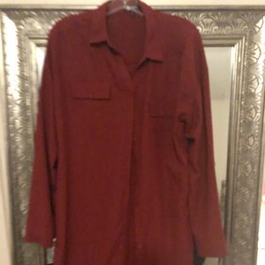 Express button down dress